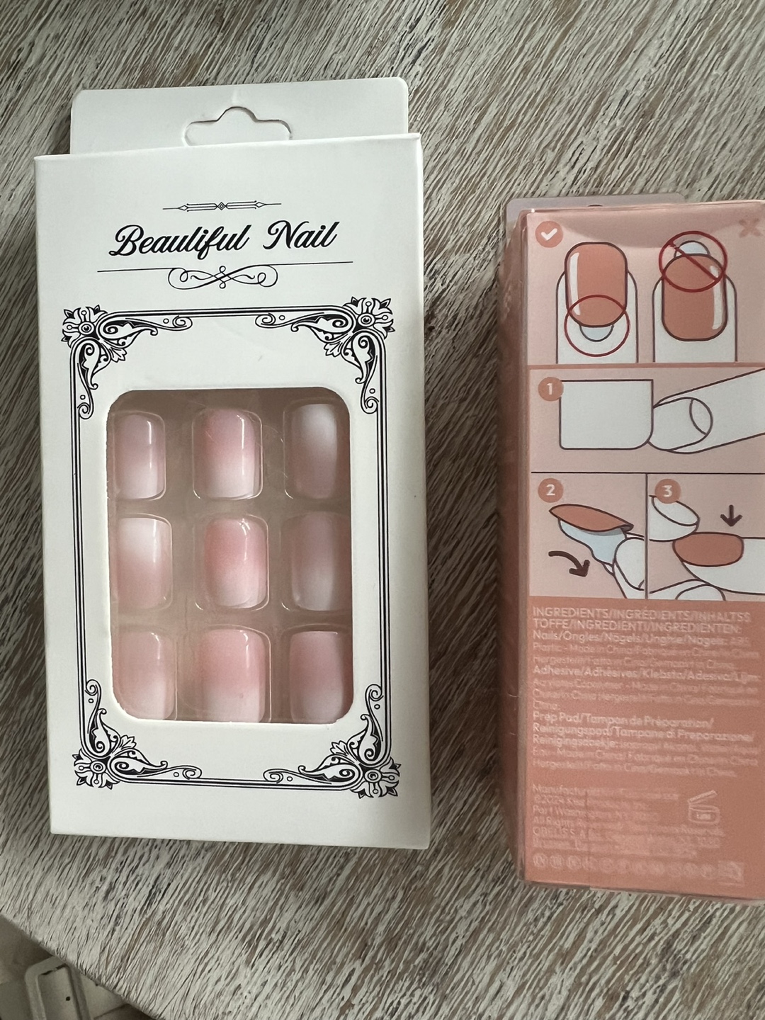 Press Nail two Set