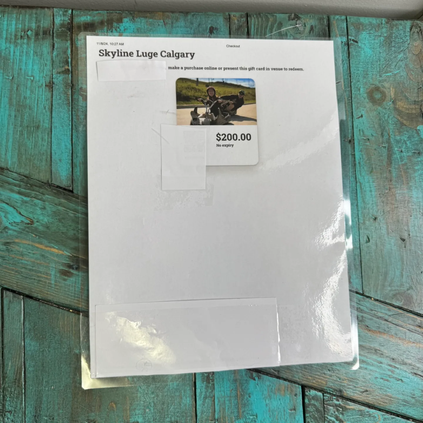 Skyline Luge Gift Certificate thumbnail