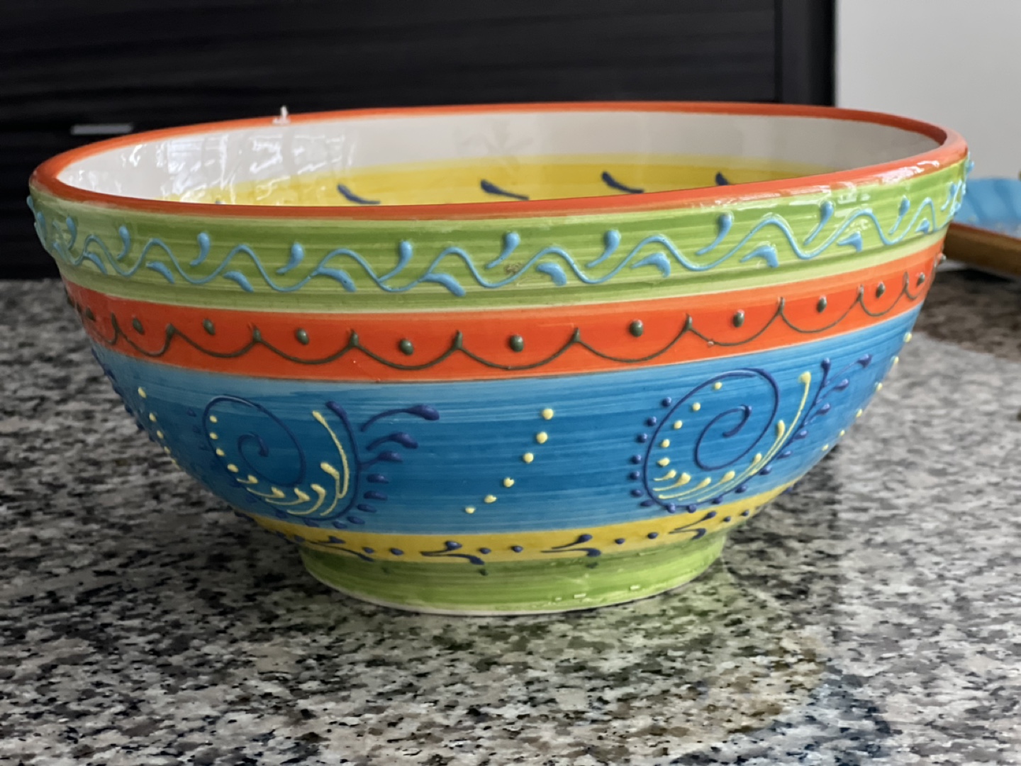 Colorful Spanish Hand-Painted Ceramic Bowls