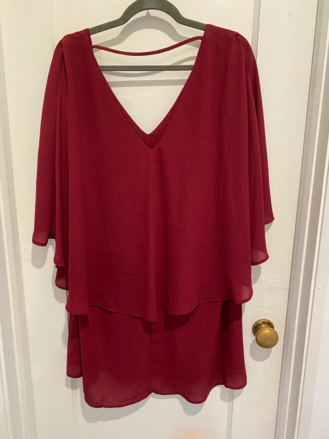Burgundy Cupcakes and Cashmere Dress Size M image indicator(3)