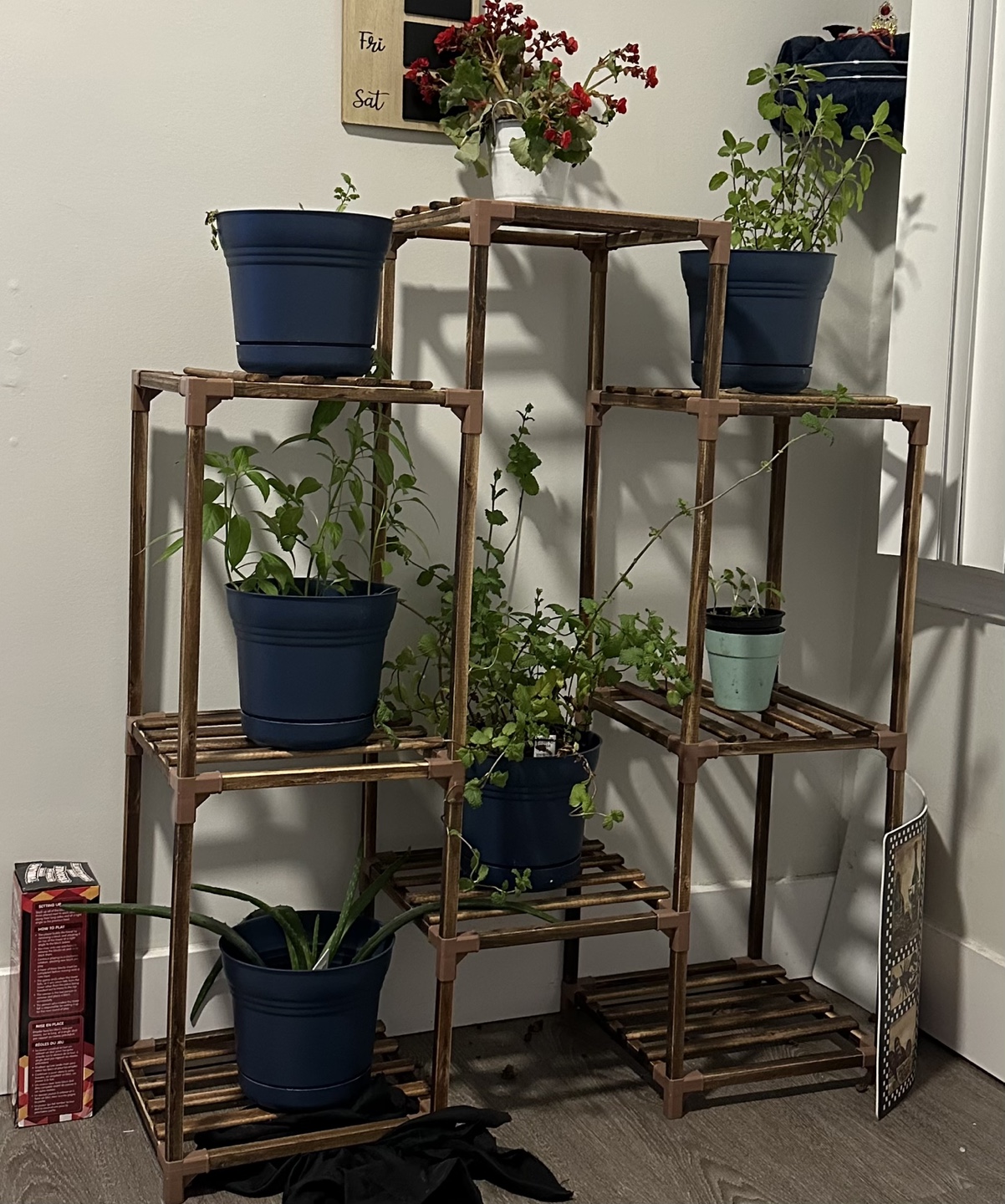 Plant Stand Shelf, 6 Tier Shelf, Indoor Outdoor Plant Stand
