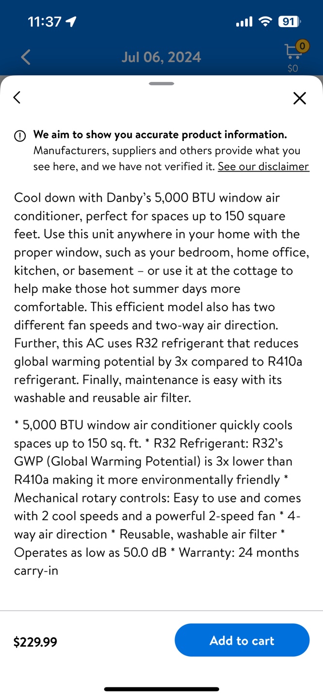 Danby DAC050ME1WDB 5000 BTU Window AC in White - photo 4