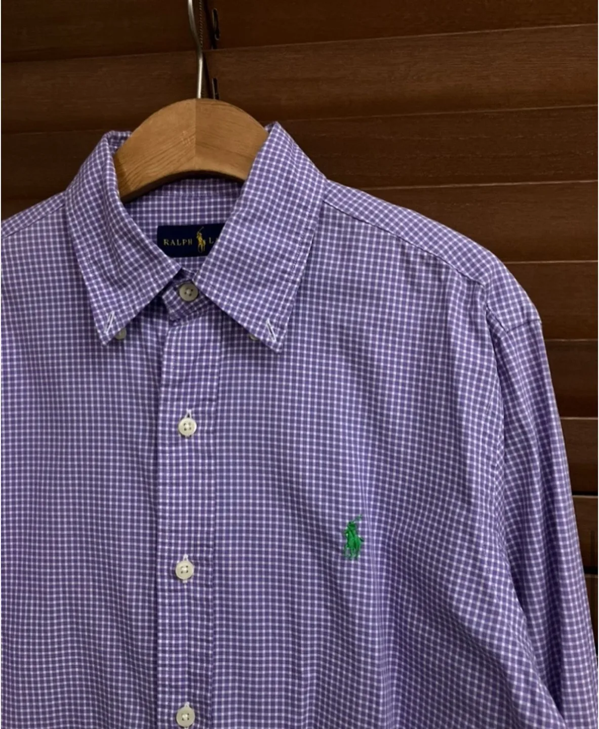 Ralph Lauren Purple Checkered Shirt image indicator(2)