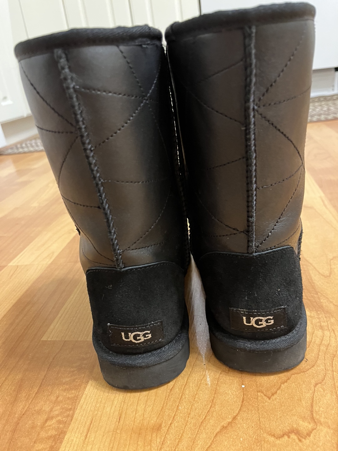UGG Women's Black Quilted Boots - photo 3
