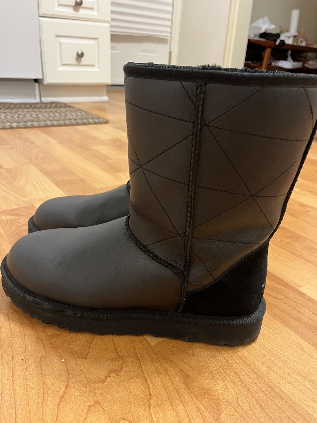 UGG Women's Black Quilted Boots