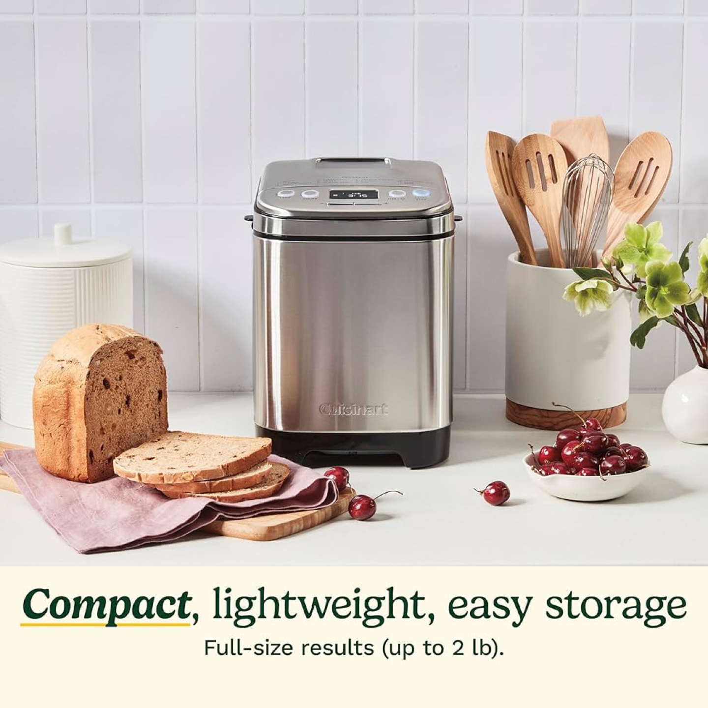 Barely Used Cuisinart Compact Automatic Bread Maker - photo 5
