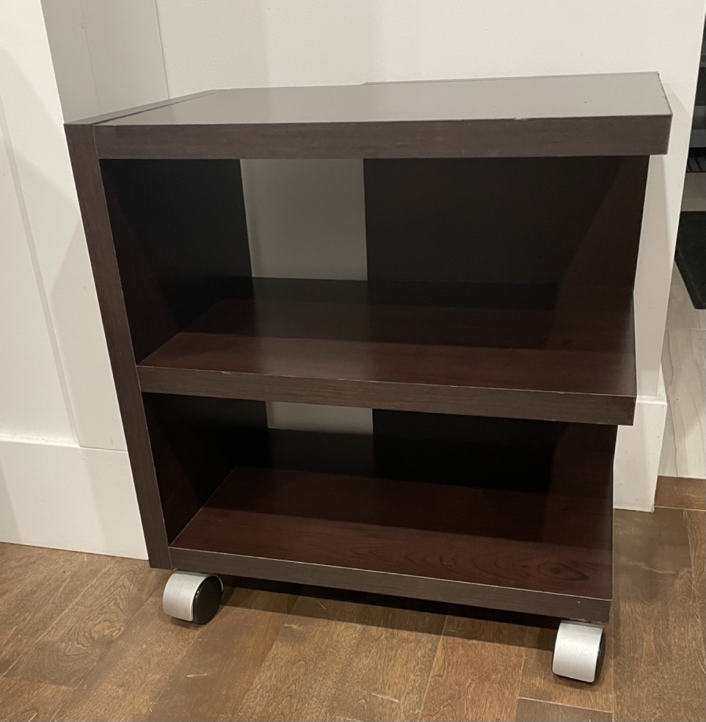 Rolling Nightstand with Shelves - photo 3