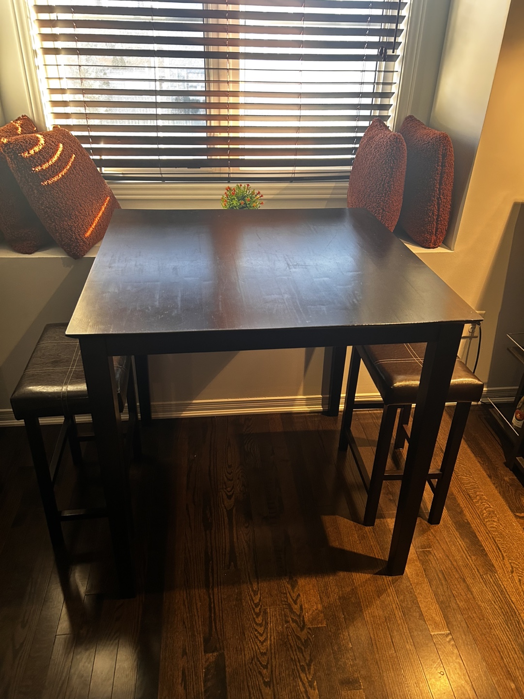 High Top Table with four stools