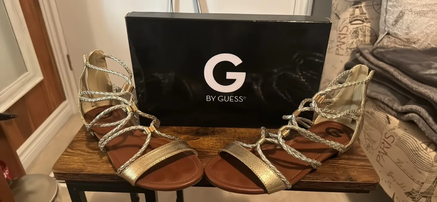 Gold Guess by Guess Sandals image indicator(2)