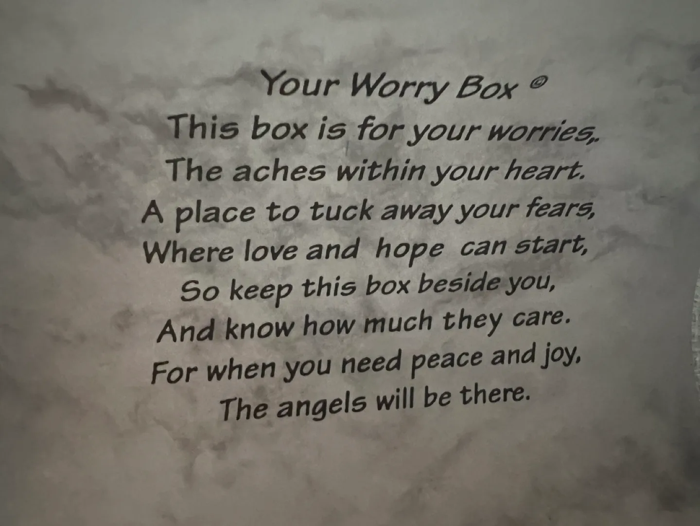 Your Worry Box Glass Angel Figurines image indicator(3)