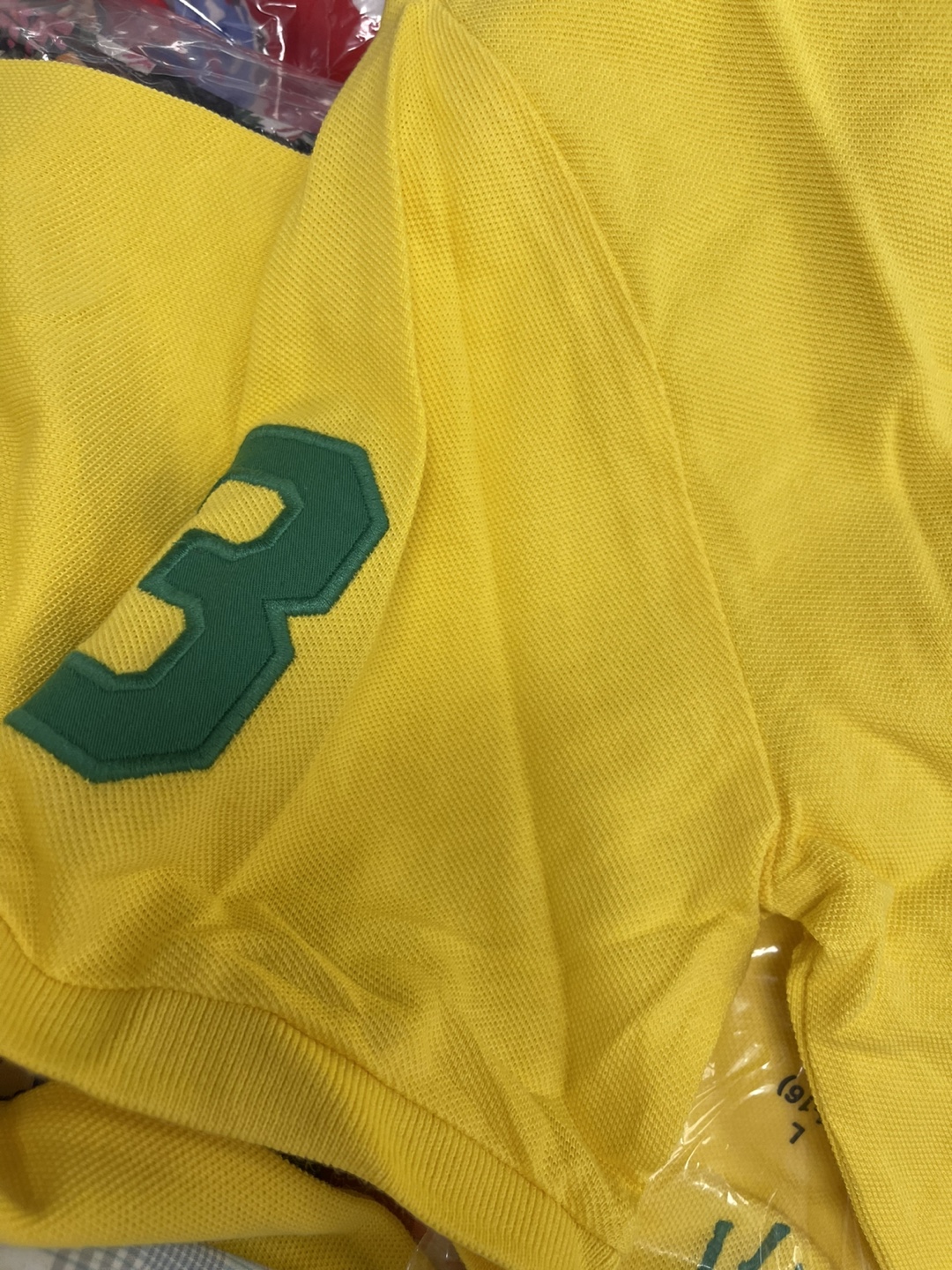 Polo Ralph Lauren Yellow Polo Shirt Size L (14-16) - photo 3