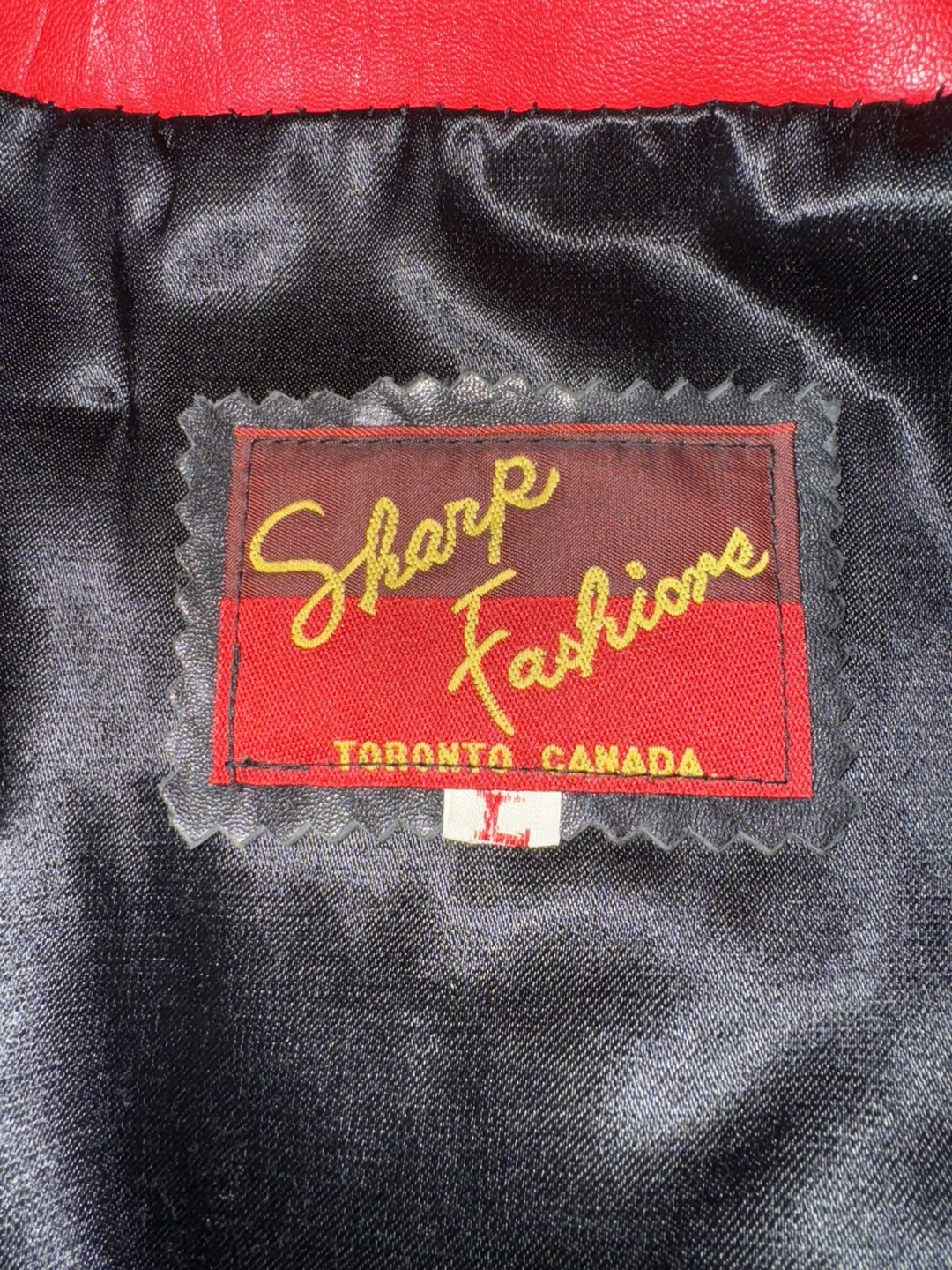 Vintage Red Leather Jacket - photo 4