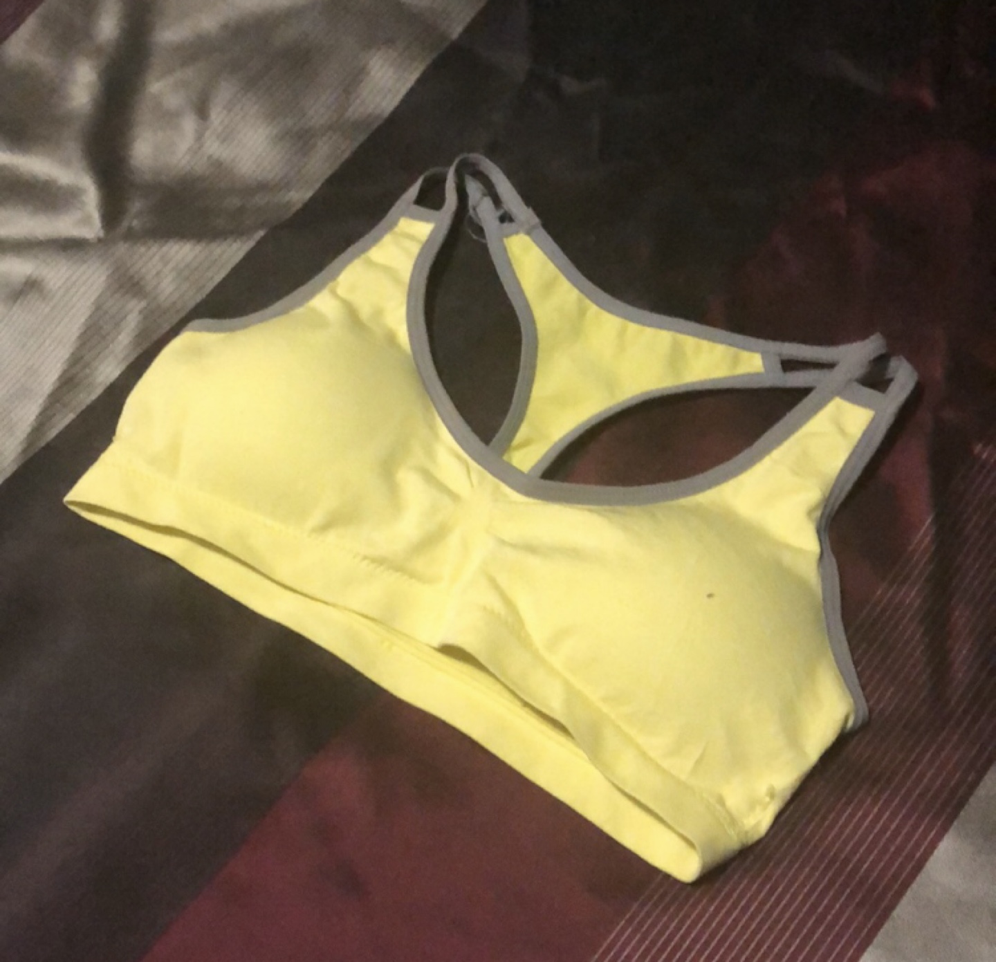 Yellow Sports Bra #ThriftyPicks