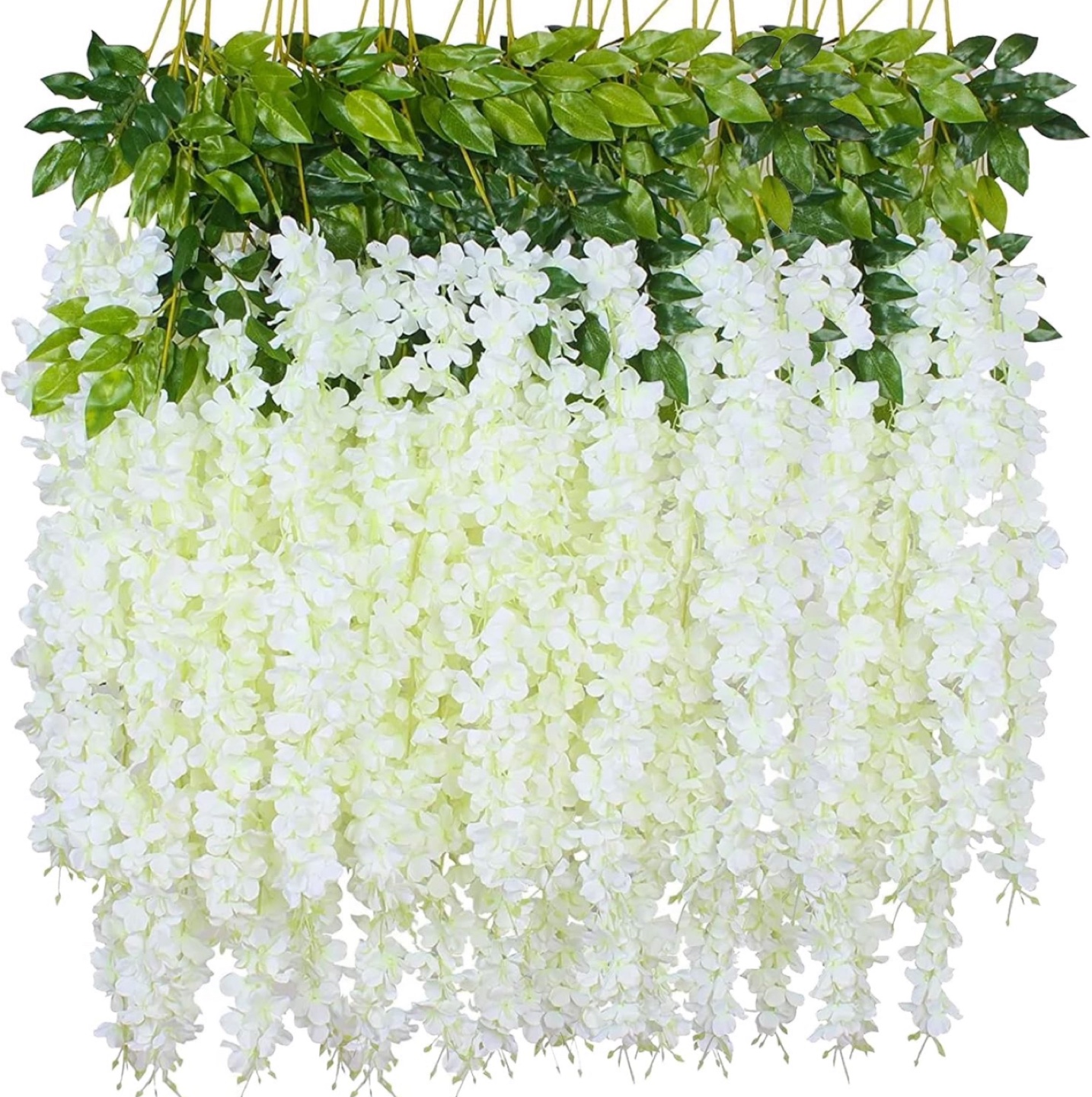 36 pcs Artificial hanging Wisteria