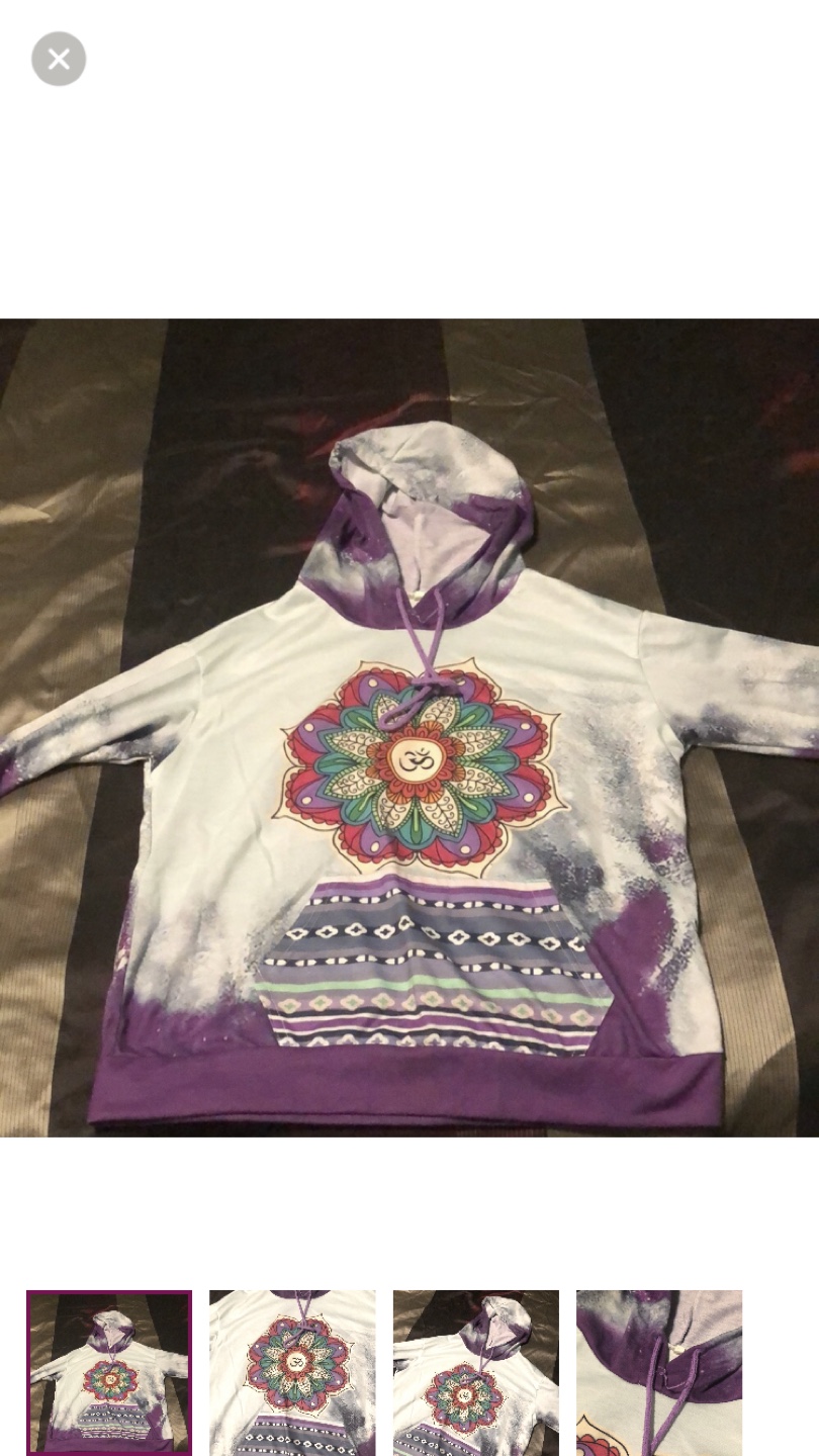 Mandala Hoodie #ThriftyPicks