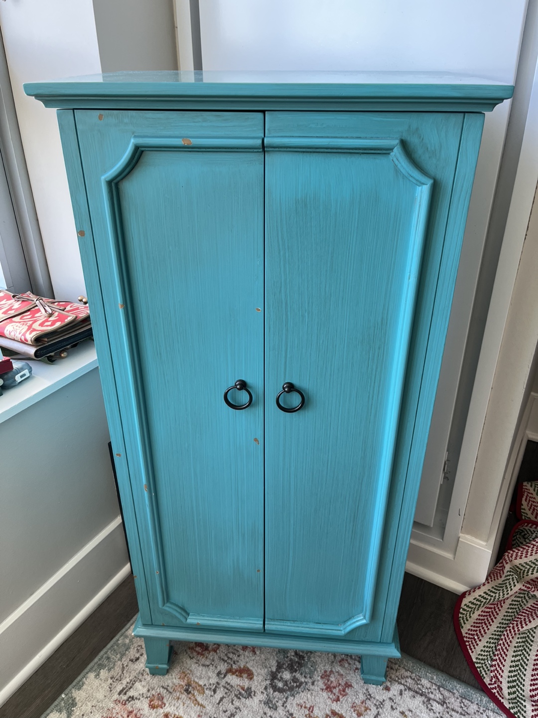 Large Jewelry Armoire with Mirror