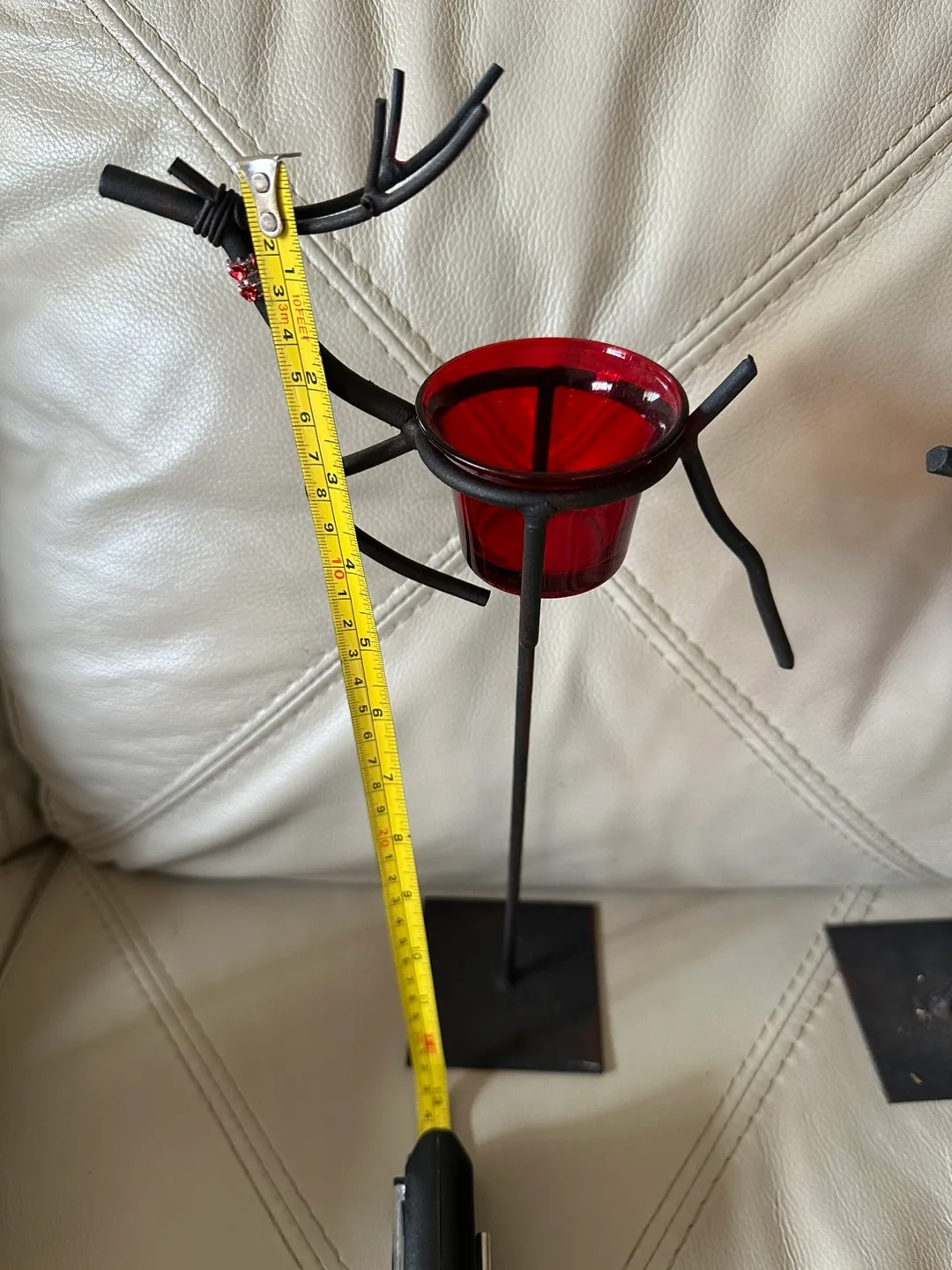 Set of 4 Reindeer Candle Holders image indicator(2)