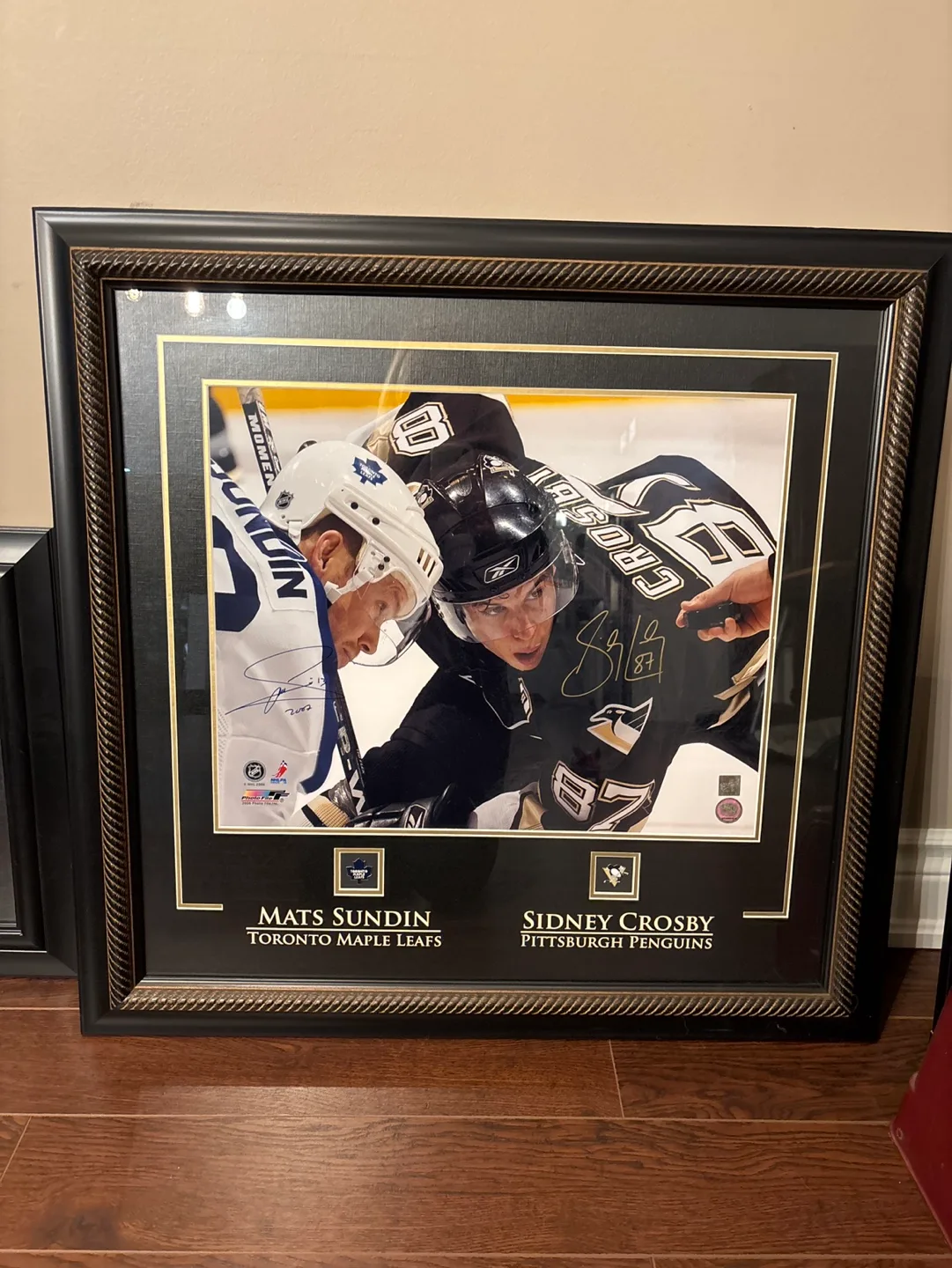 Framed Sidney Crosby and Mats Sundin Signed Photo thumbnail