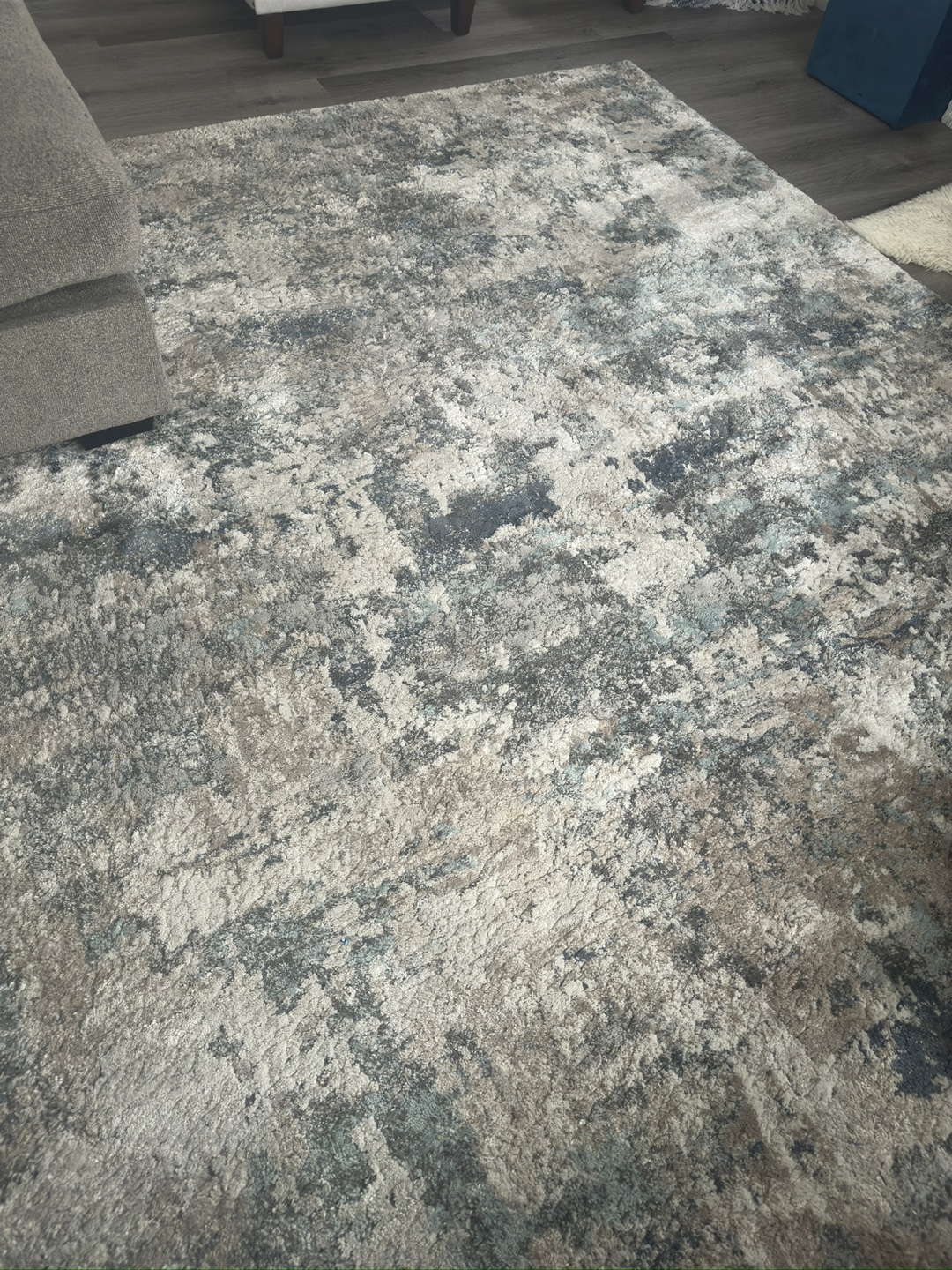 Area Rug - Grey, Blue & Beige - photo 2