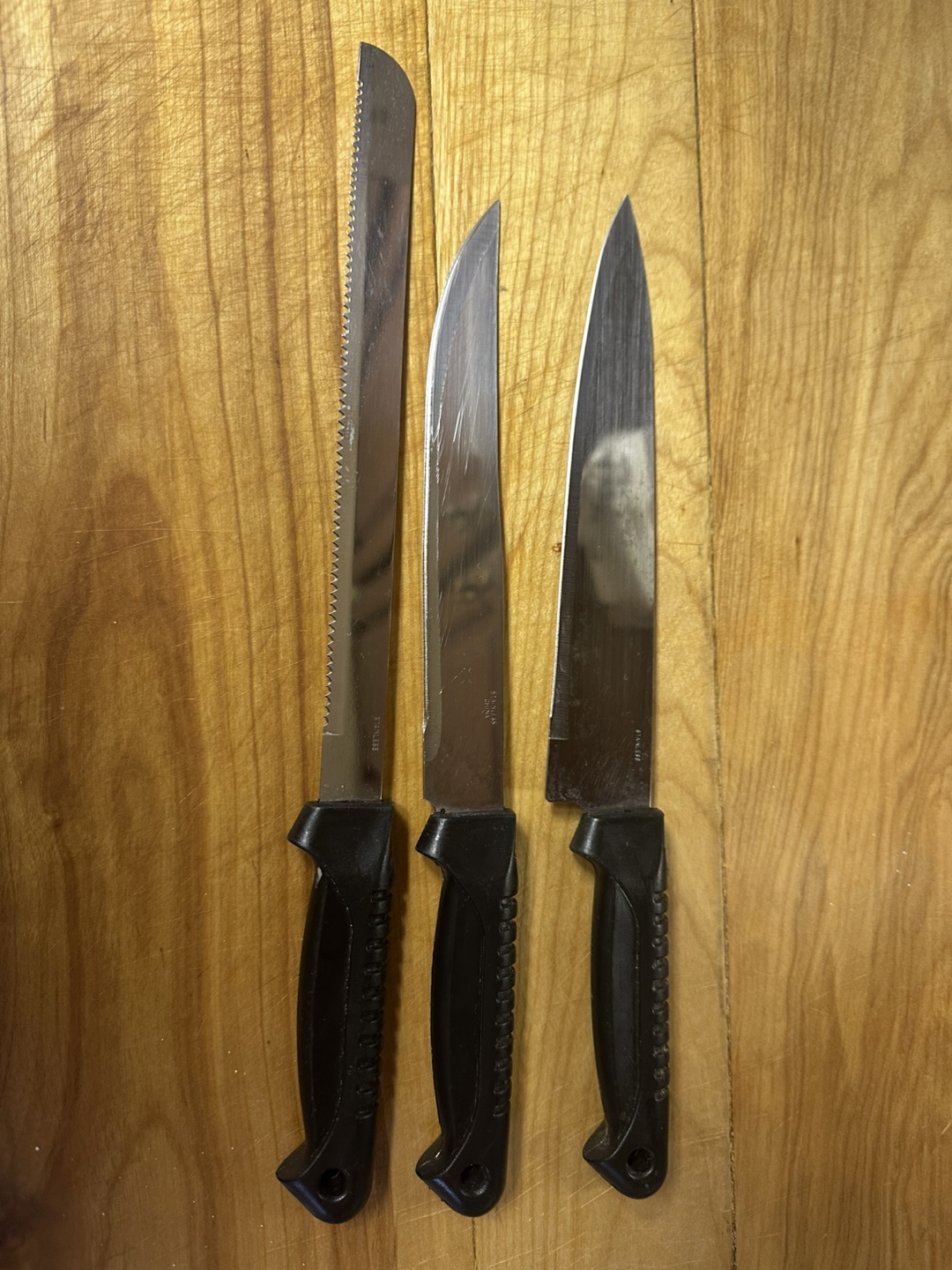 Set of 3 Kitchen Knives