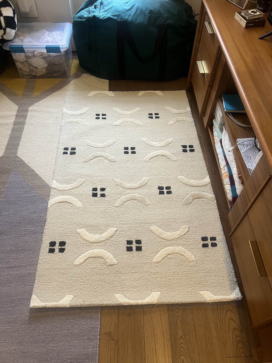 Anthropologie 3x5’ shapes rug