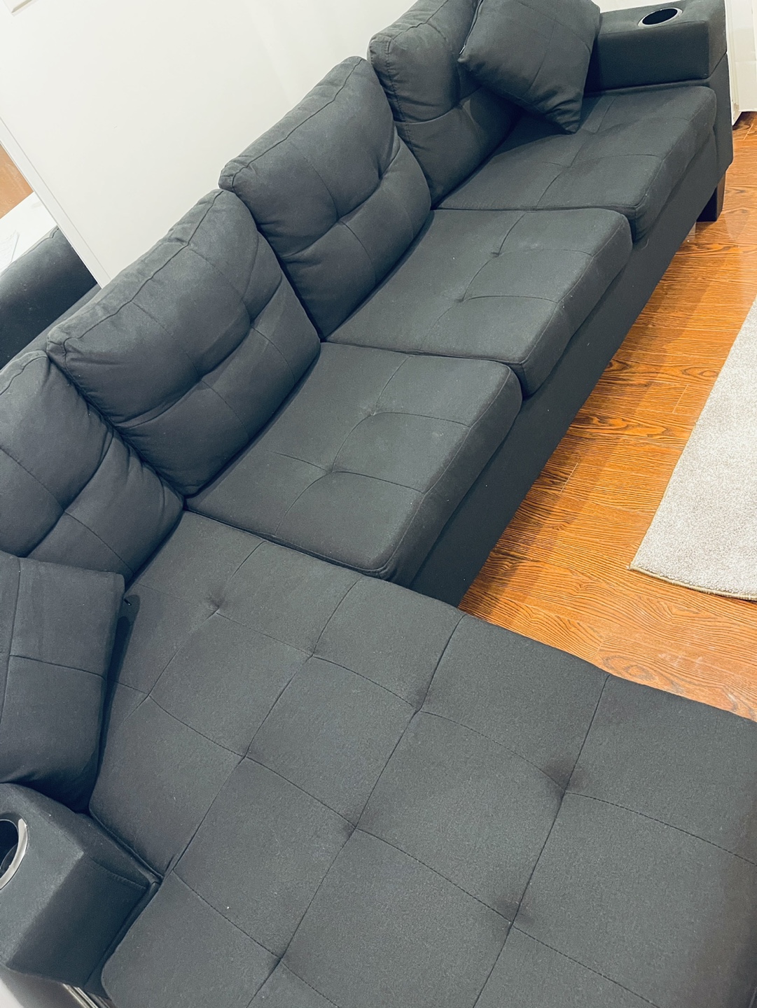 Black Sectional Sofa