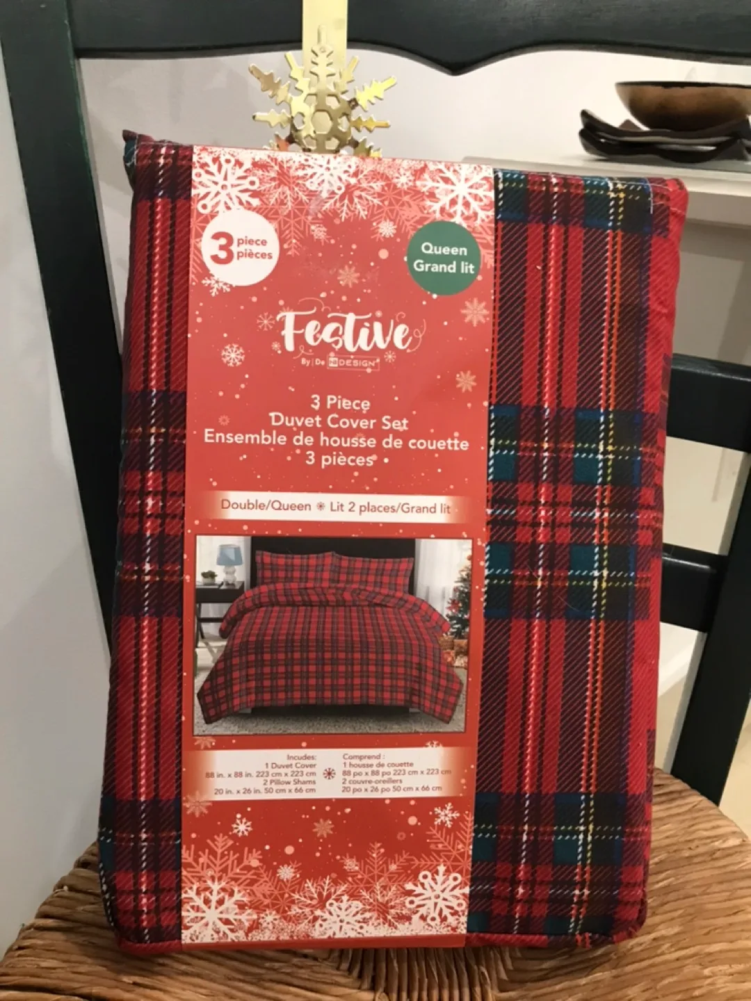 Festive 3 Piece Duvet Cover Set - Queen thumbnail