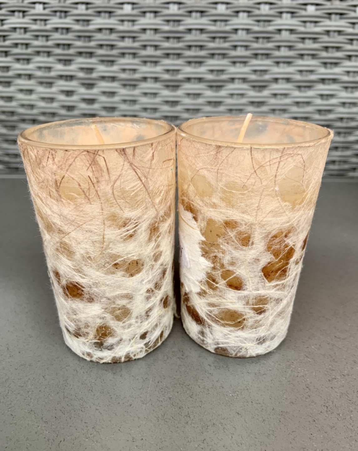 Set of 2 Scented Candles - Hope and Enjoy - photo 3
