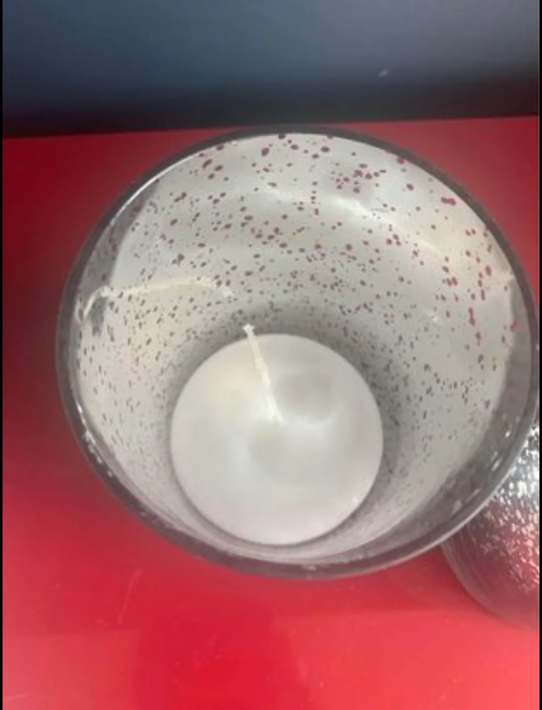 Pair of Silver Mercury Glass Votive Holders image indicator(2)