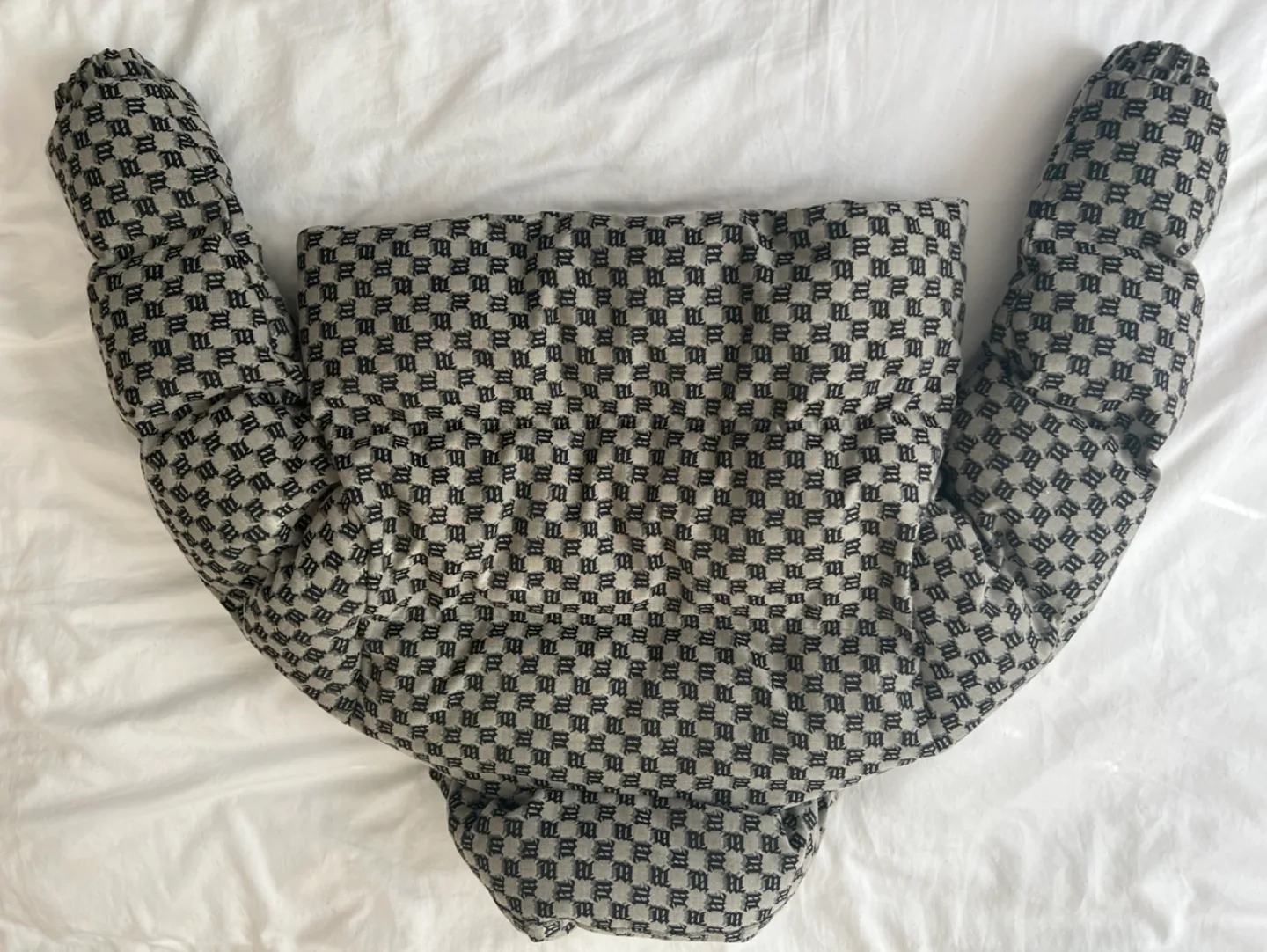 MISBHV Gray Monogram Puffer Jacket XS image indicator(5)