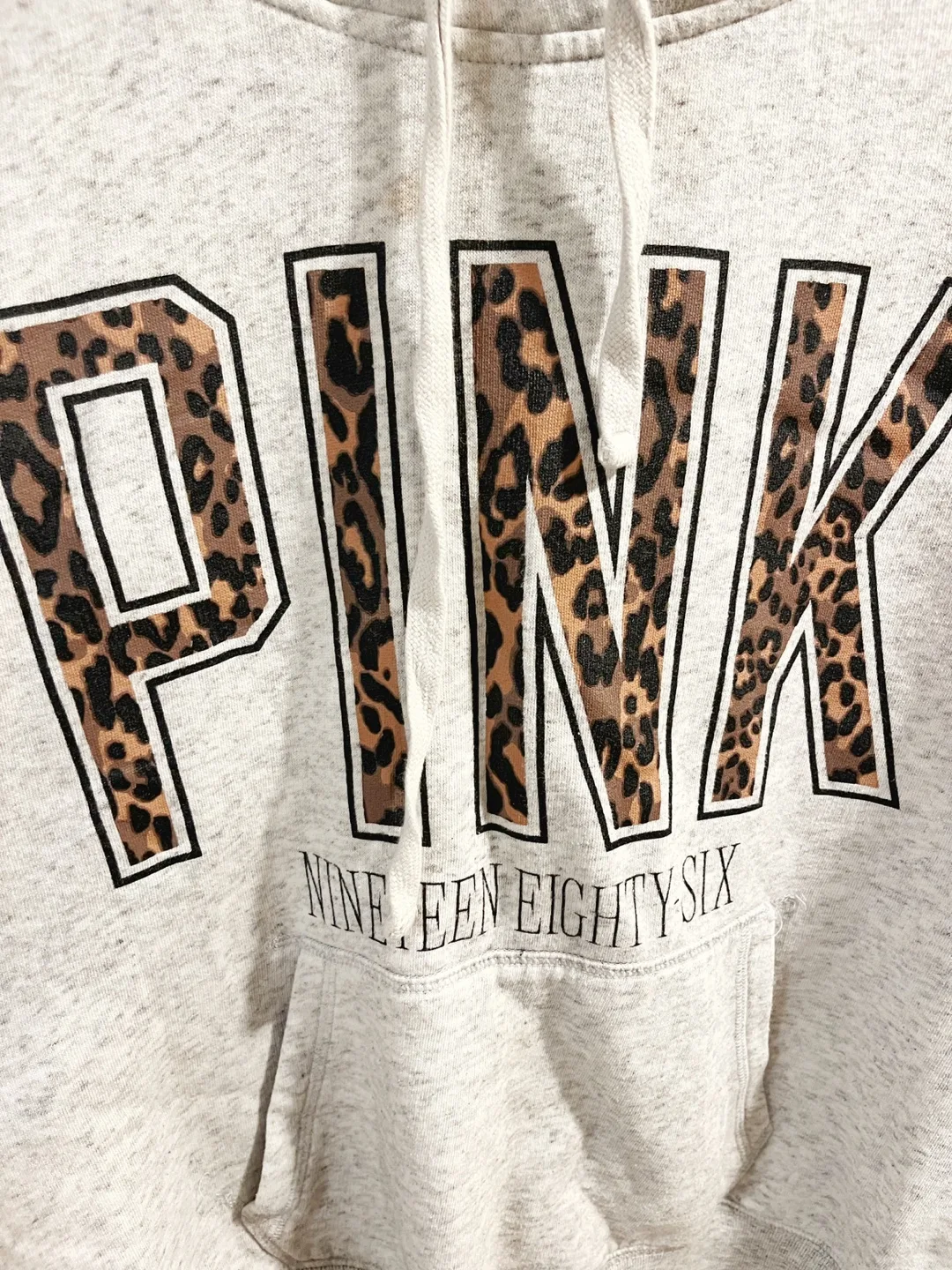 Pink Victoria's Secret Leopard Print Hoodie image indicator(2)