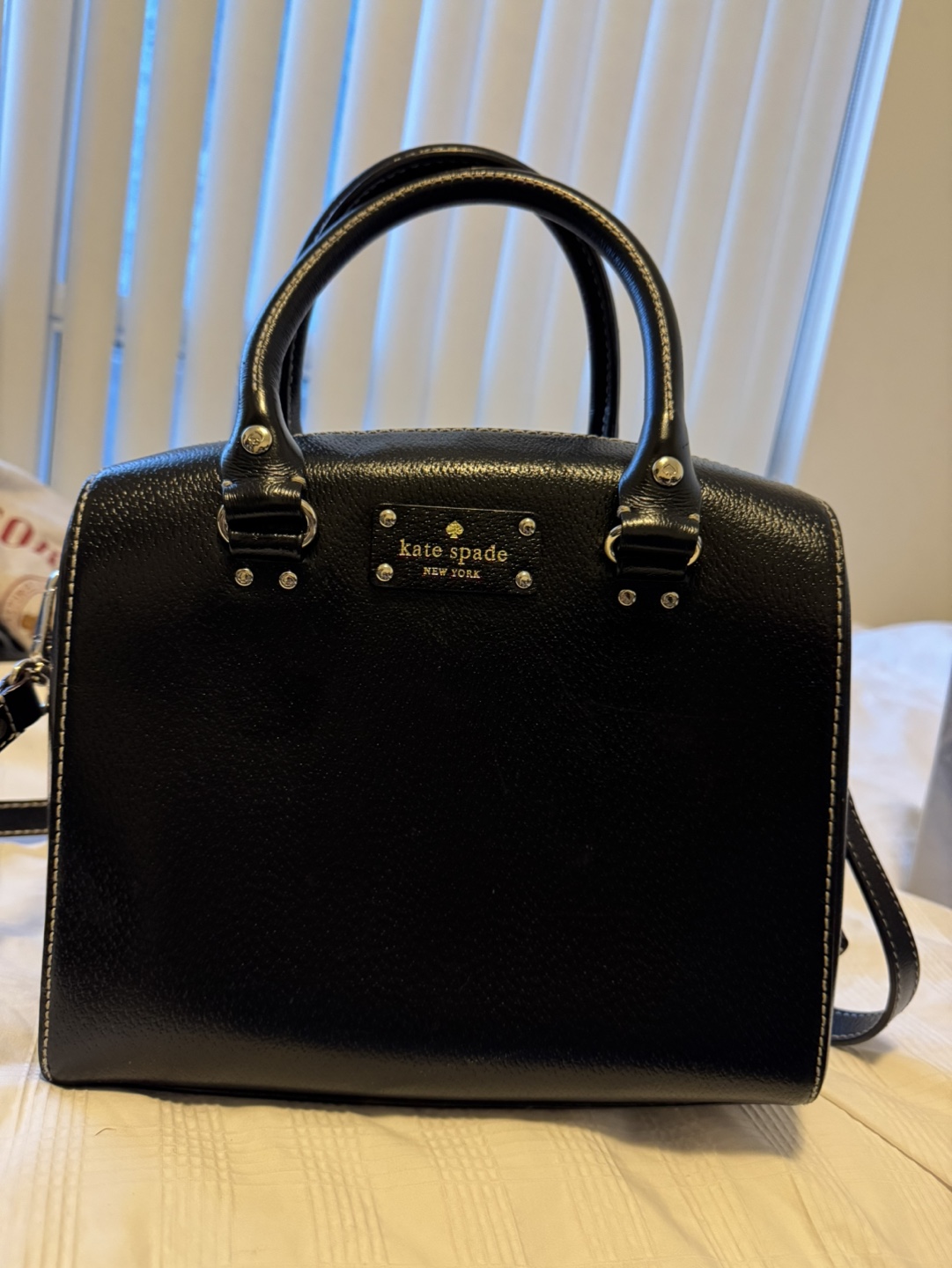 Kate Spade Black Leather Handbag