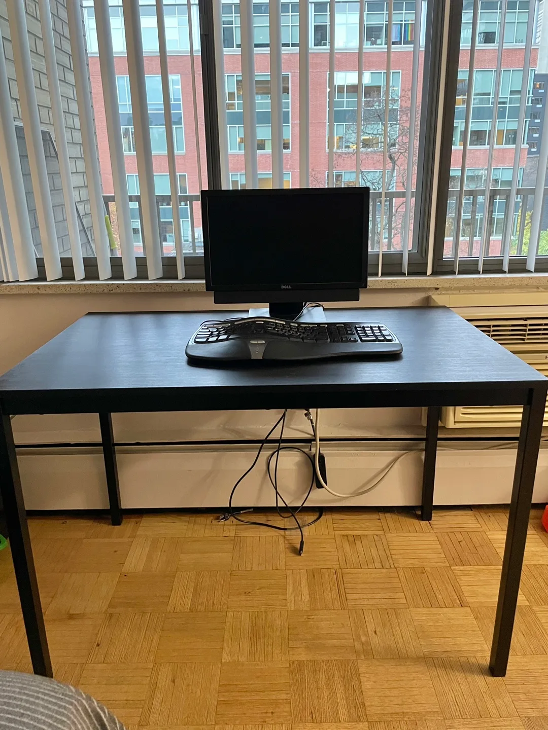 IKEA Black Office Desk thumbnail