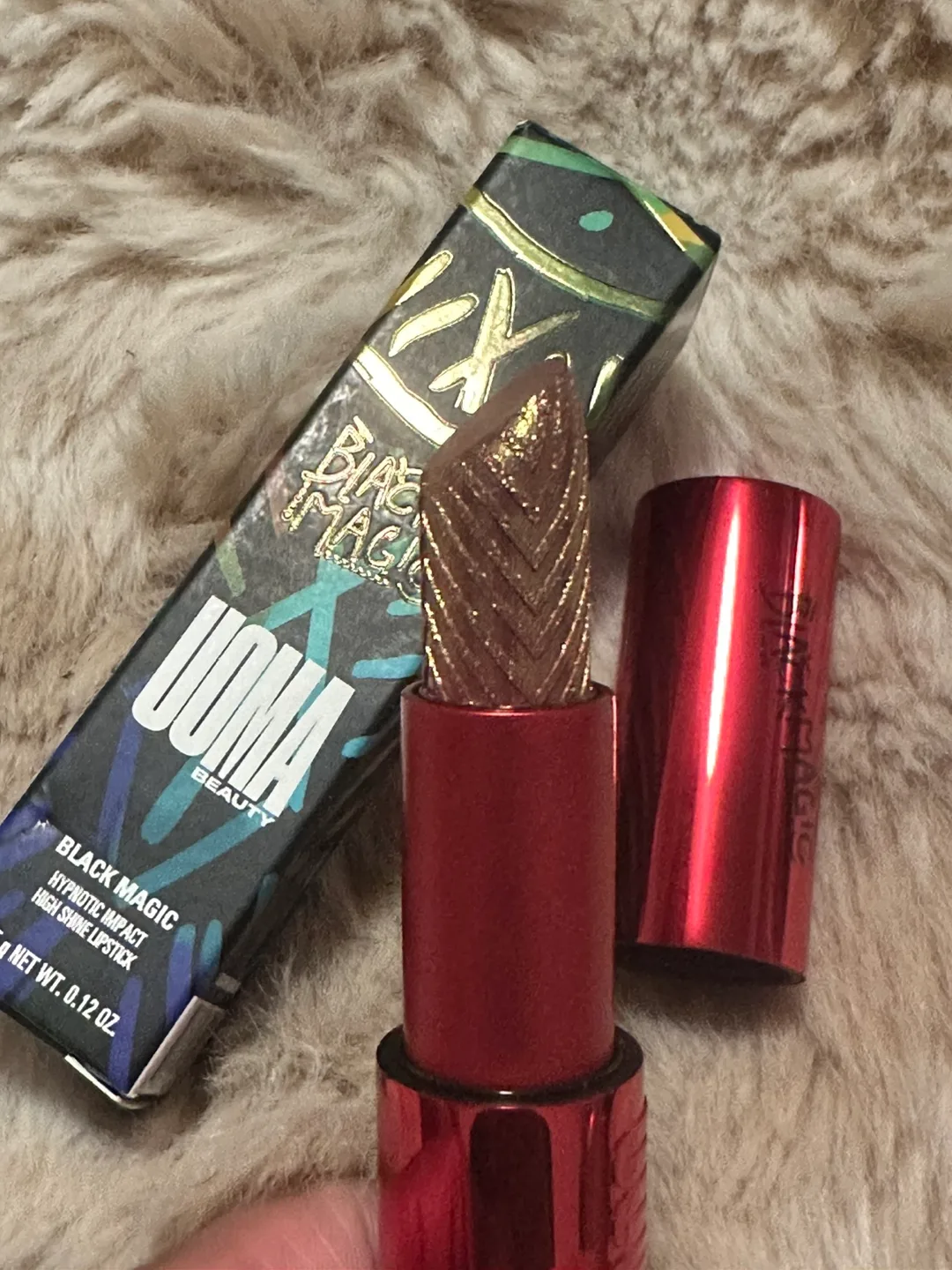 UOMA Beauty Black Magic Hypnotic Impact High Shine Lipstick thumbnail