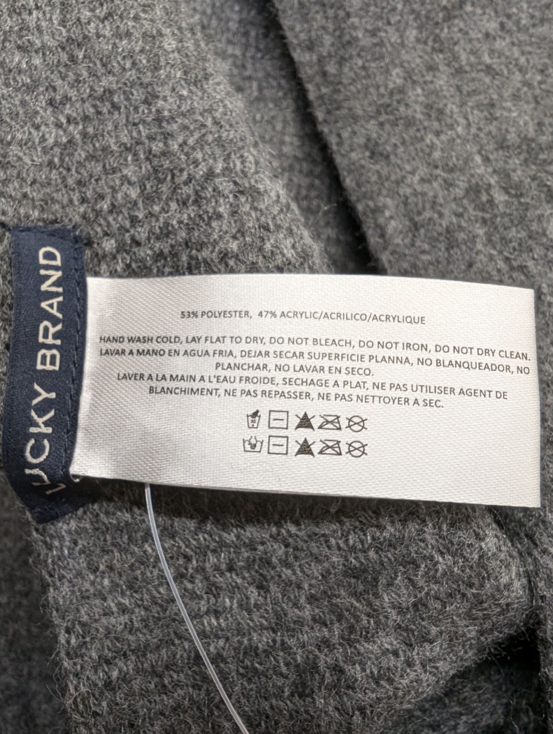 Lucky Brand Grey Scarf - photo 4