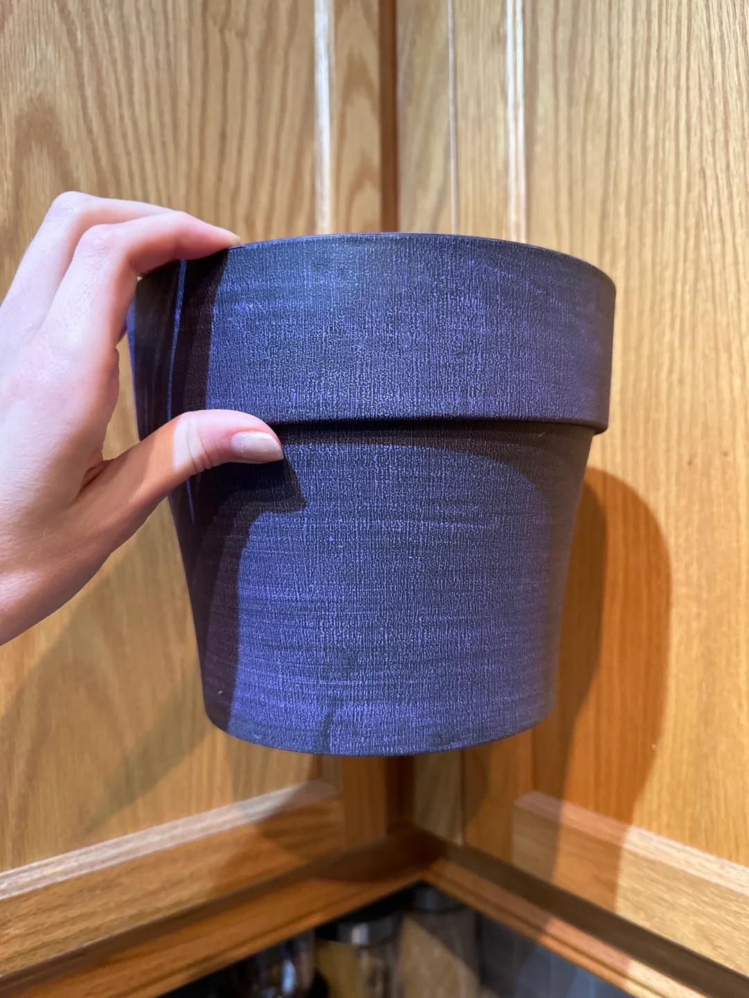 🆓Purple Plastic Plant Pot 🪴 thumbnail