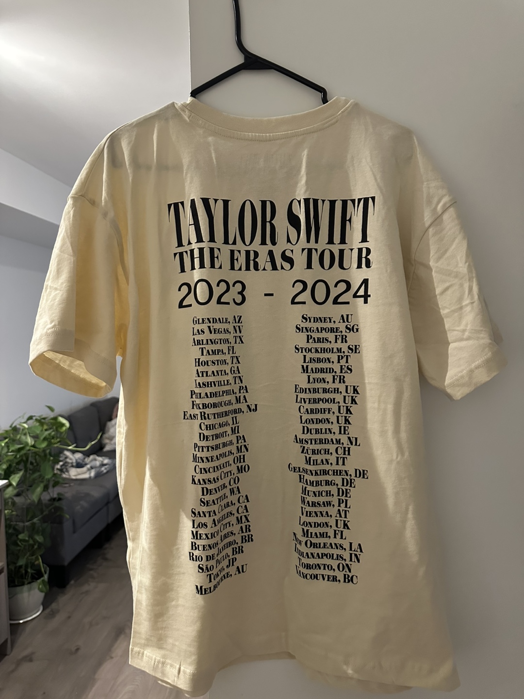 Taylor Swift The Eras Tour 2023-2024 T-Shirt - photo 2