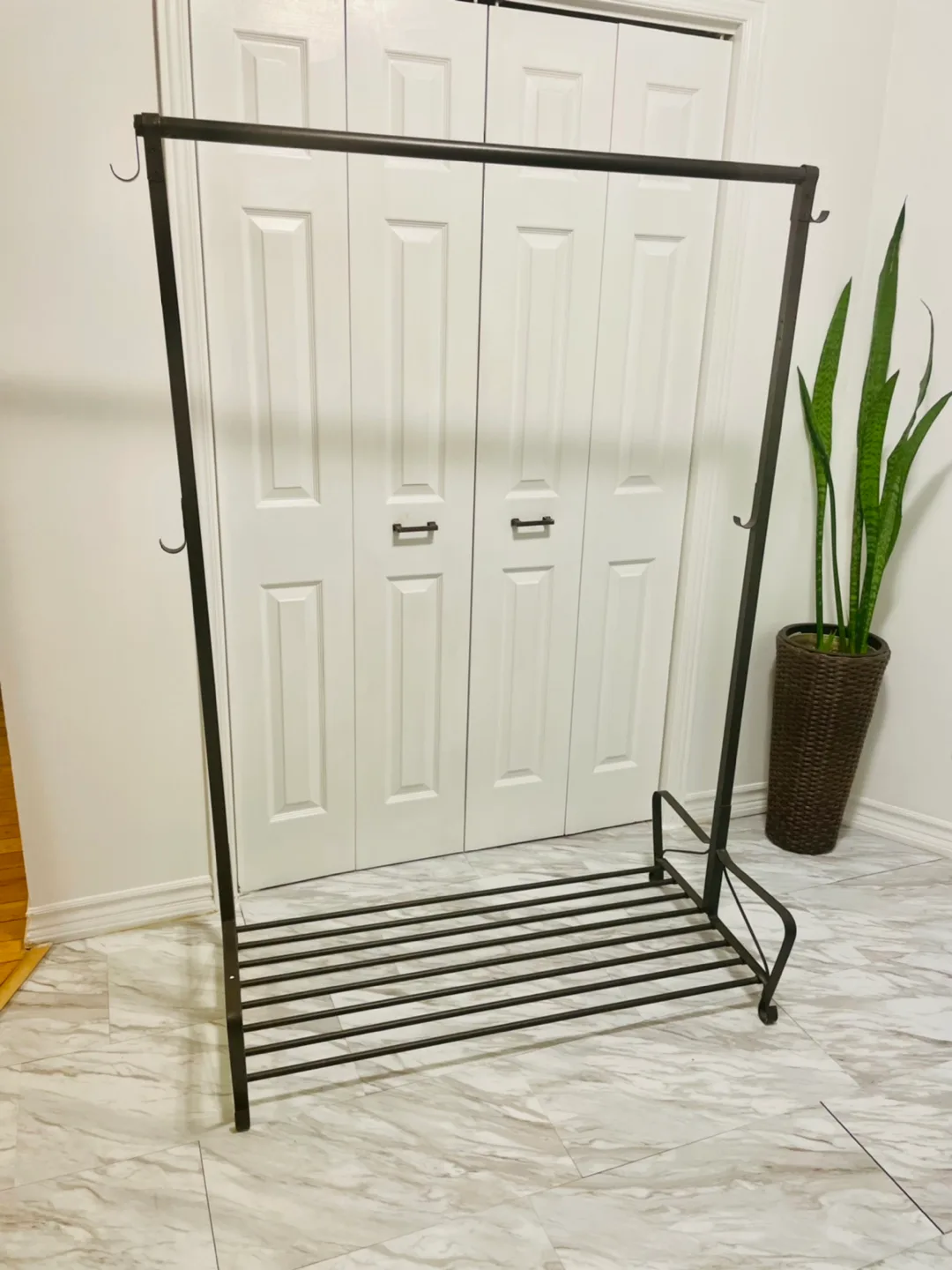 Clothes Rack with Shoe Shelf thumbnail