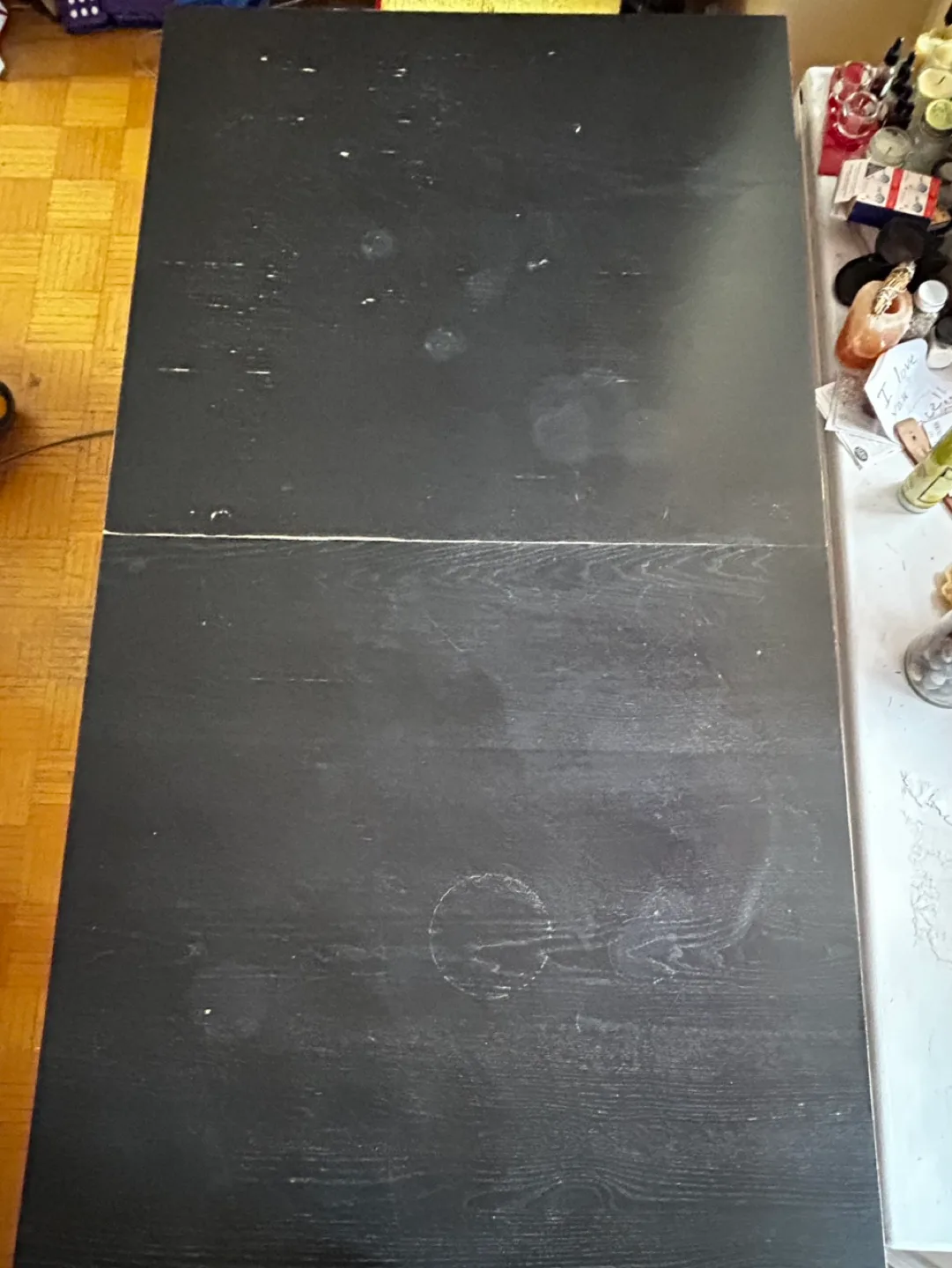 IKEA Black Extendable Dining Table image indicator(4)