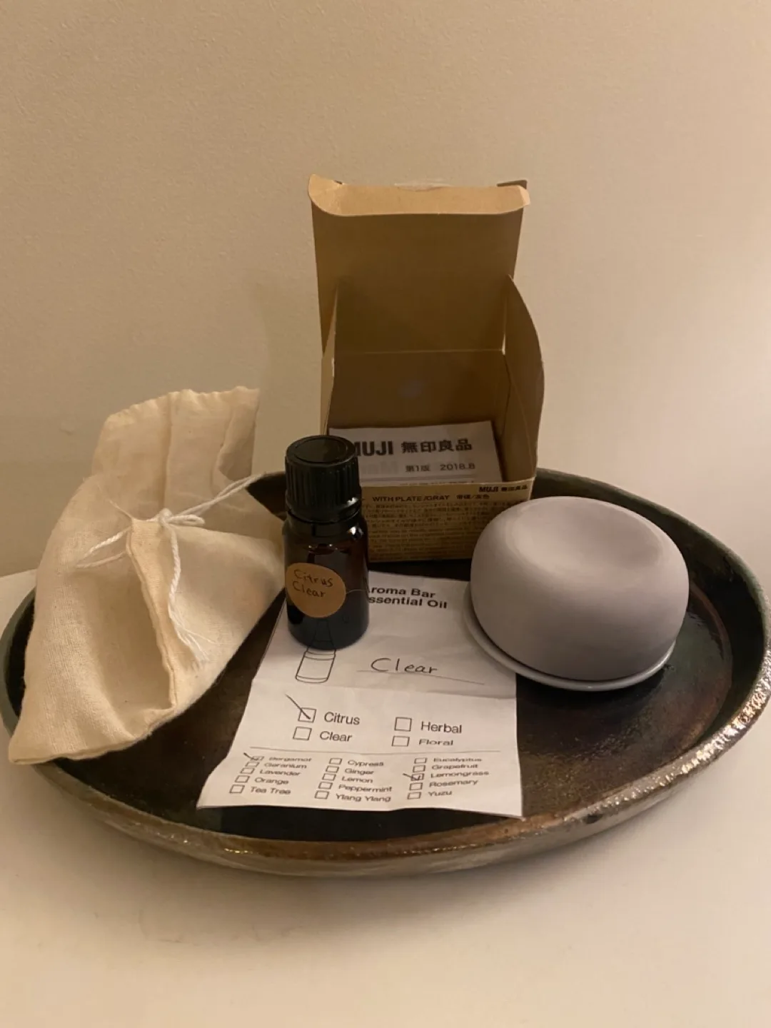 MUJI Aroma Stone and Oil Diffuser Set thumbnail