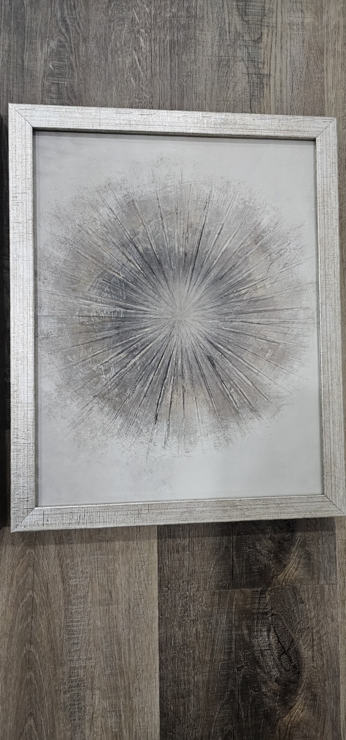 Set of 2 Framed Abstract Art Prints - photo 4