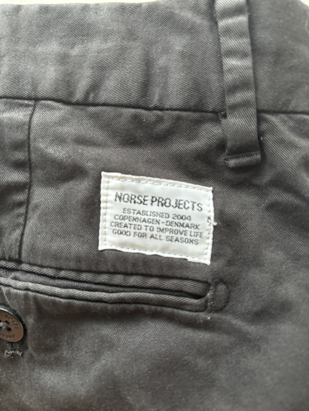 Norse Projects Aros Slim Light Stretch Pants Size 32 - photo 3