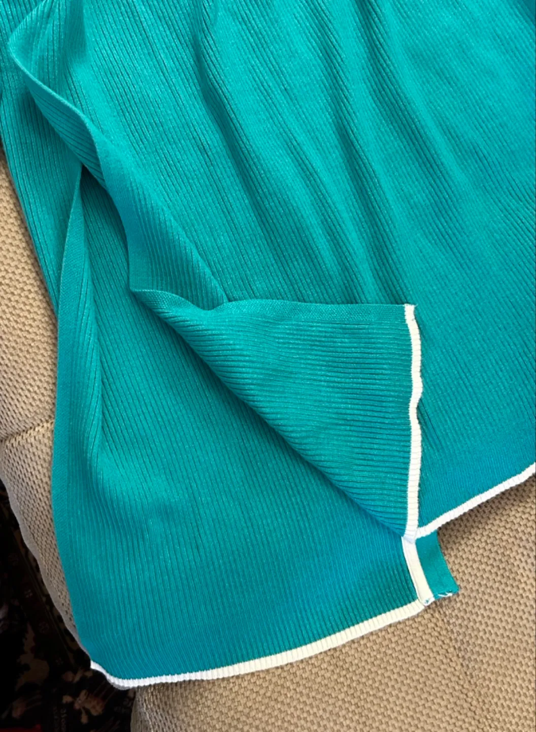 Jones New York Teal Cardigan & Top Set image indicator(7)