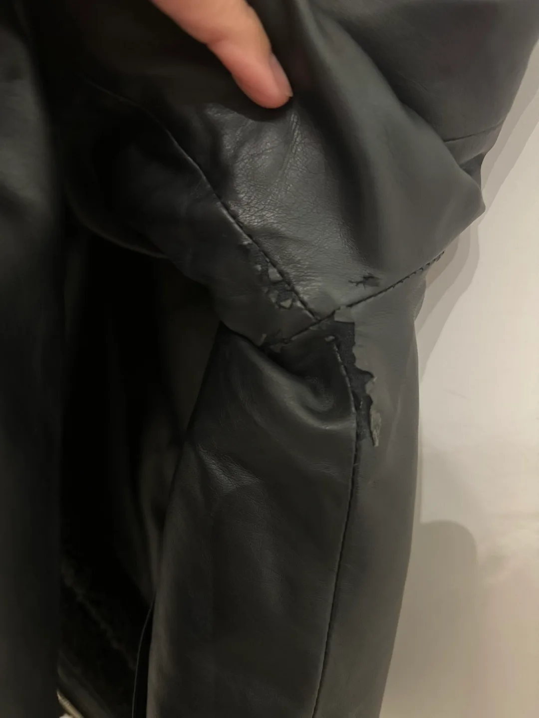 Hollister Faux Leather Jacket image indicator(2)