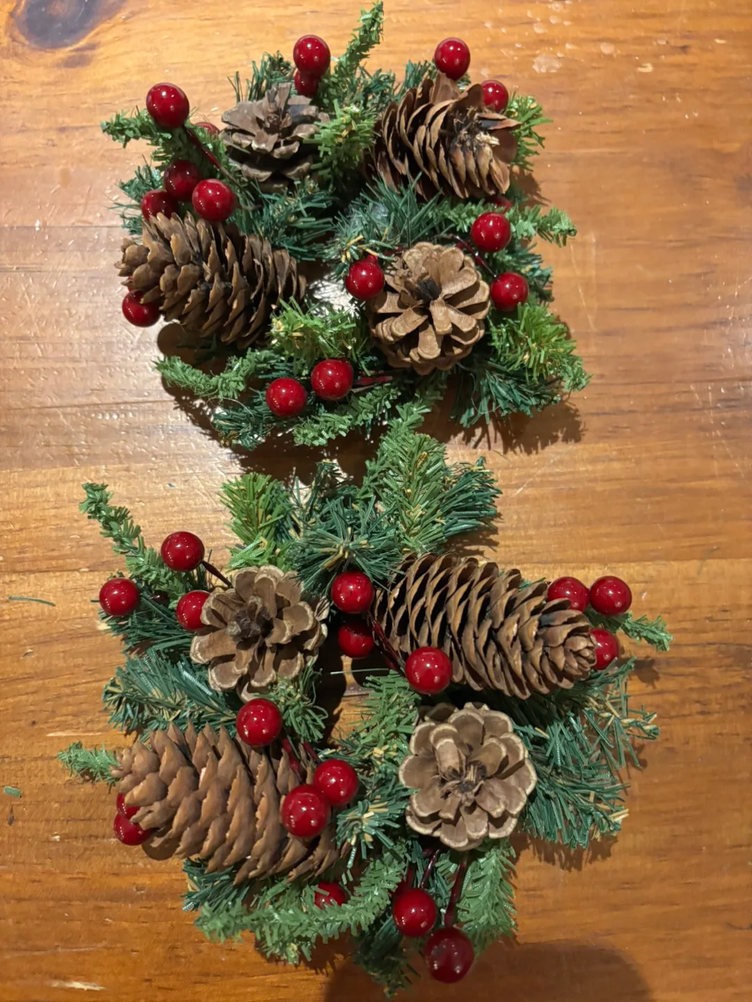 Christmas Wreath Candle ring