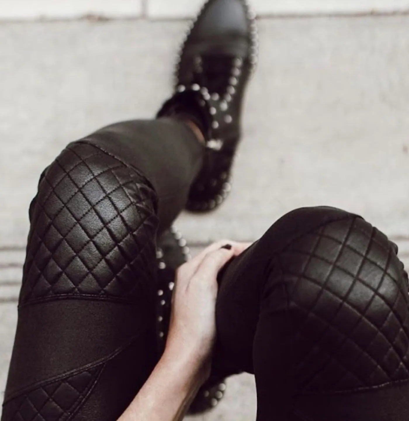 Spanx Faux Leather Leggings thumbnail