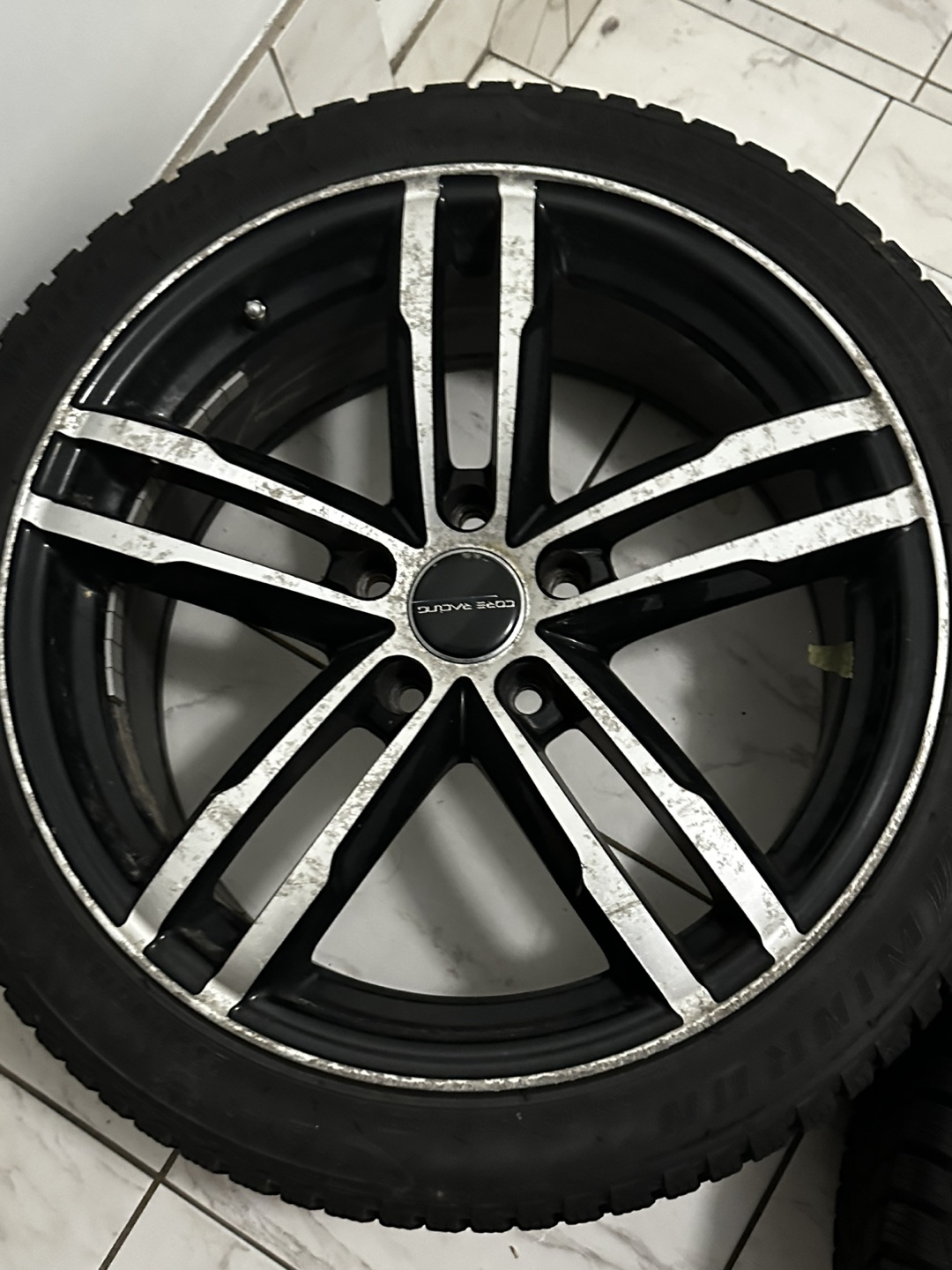 18" Rims with Winter Tires 235 40 R18 5x112 bolt pattern - photo 4