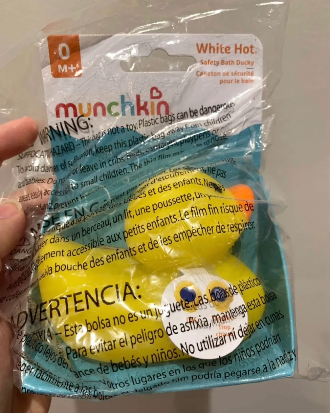 #ThriftyPicks Munchkin White Hot Safety Bath Ducky thumbnail