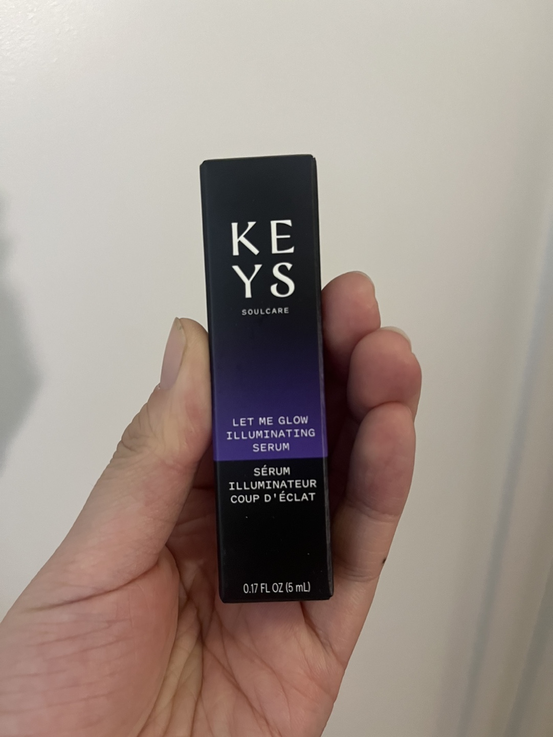 KEYS Soulcare Skincare Products sample size