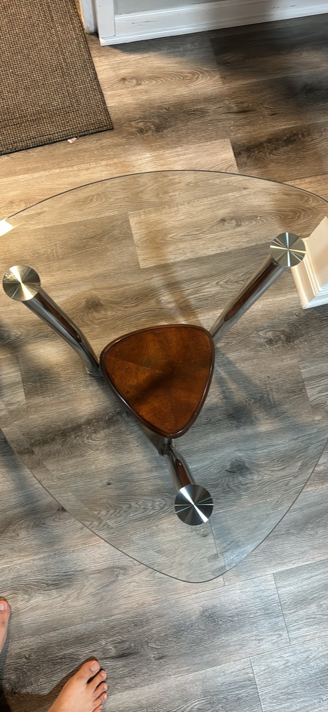 Glass End Table - photo 4